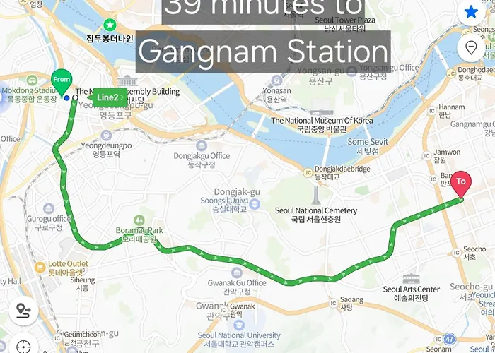 Yeongdeungpo-gu Office Station Line 2 And Line 5 5 Minutes Away Two-bedroom *